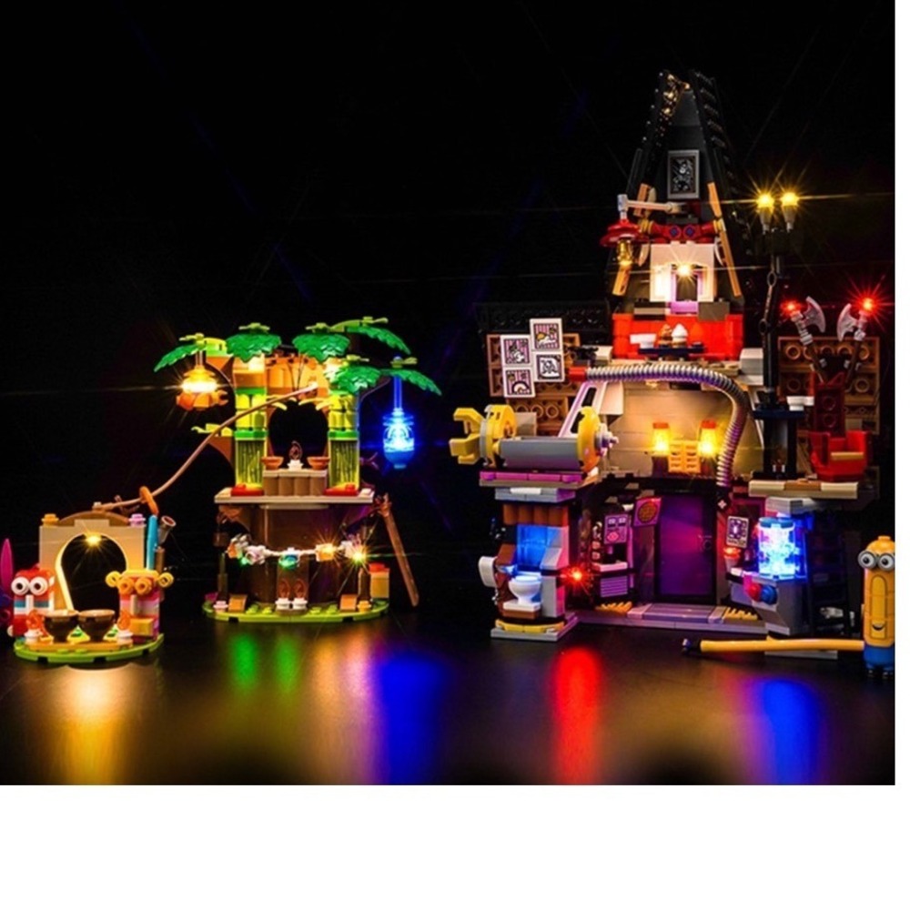 Light Set compatible with LEGO Despicable Me 4 Minions and Banana Car 75580